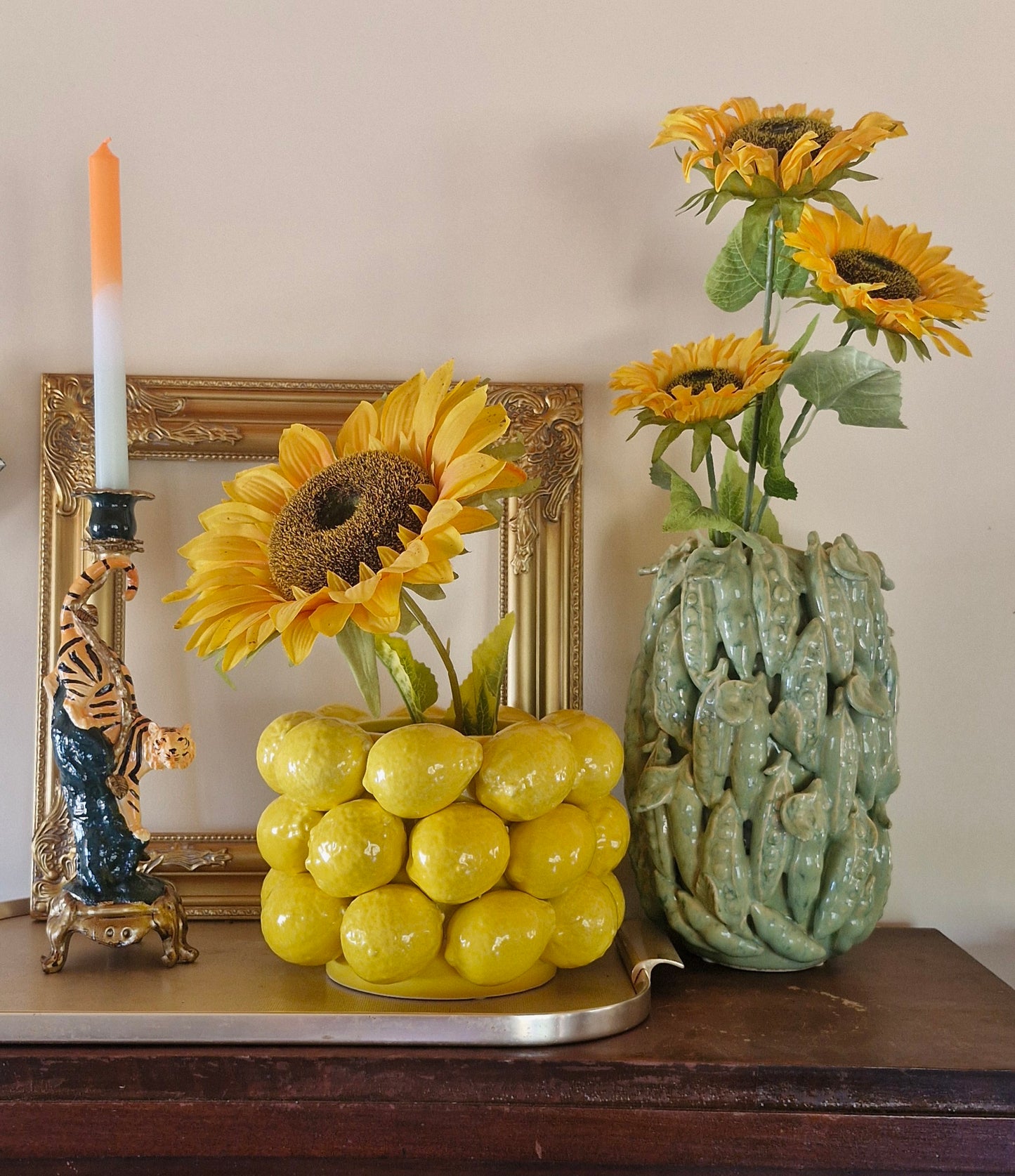 Tiger Candle Holder