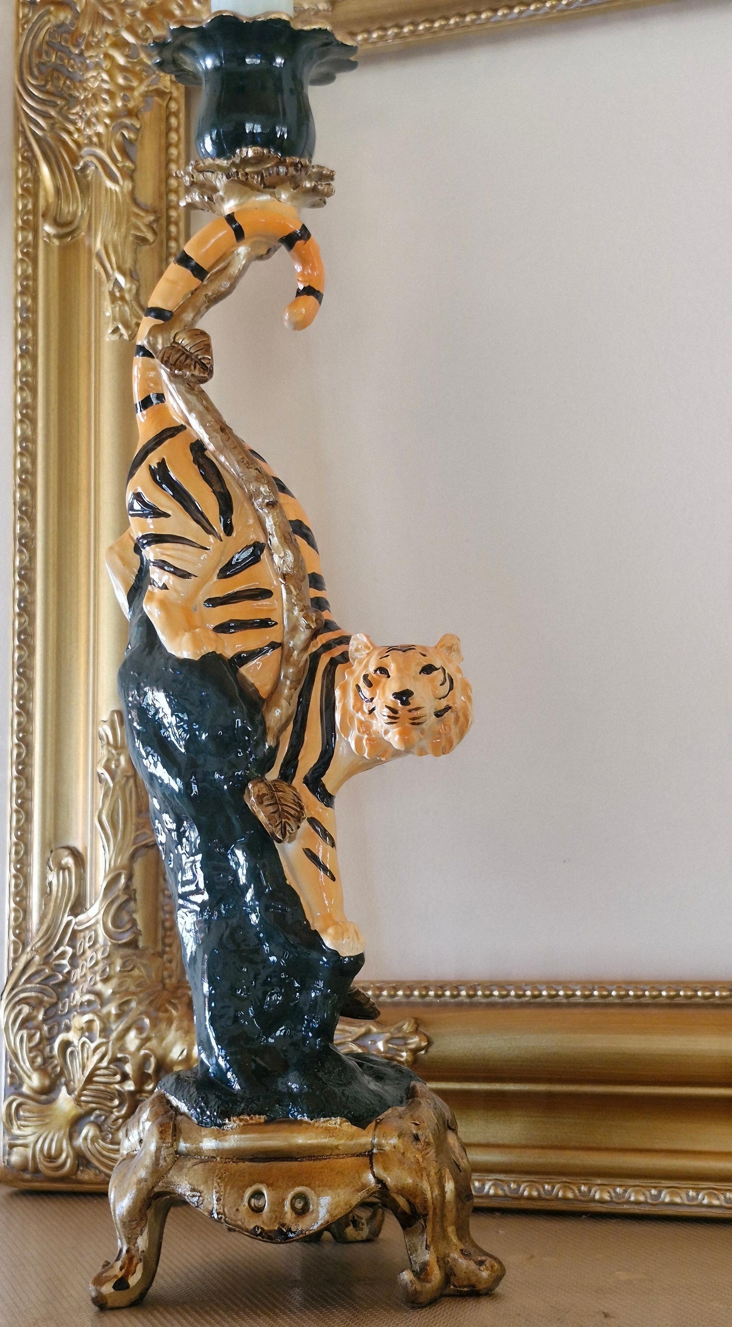 Tiger Candle Holder