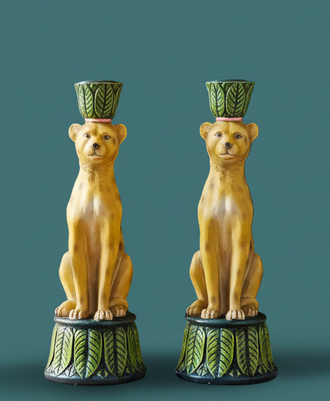 Set Leopard in Leaves