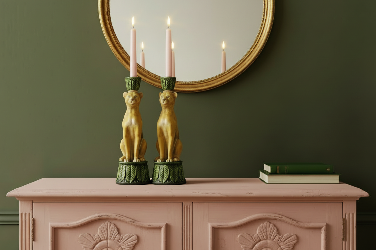 Set Leopard in Leaves