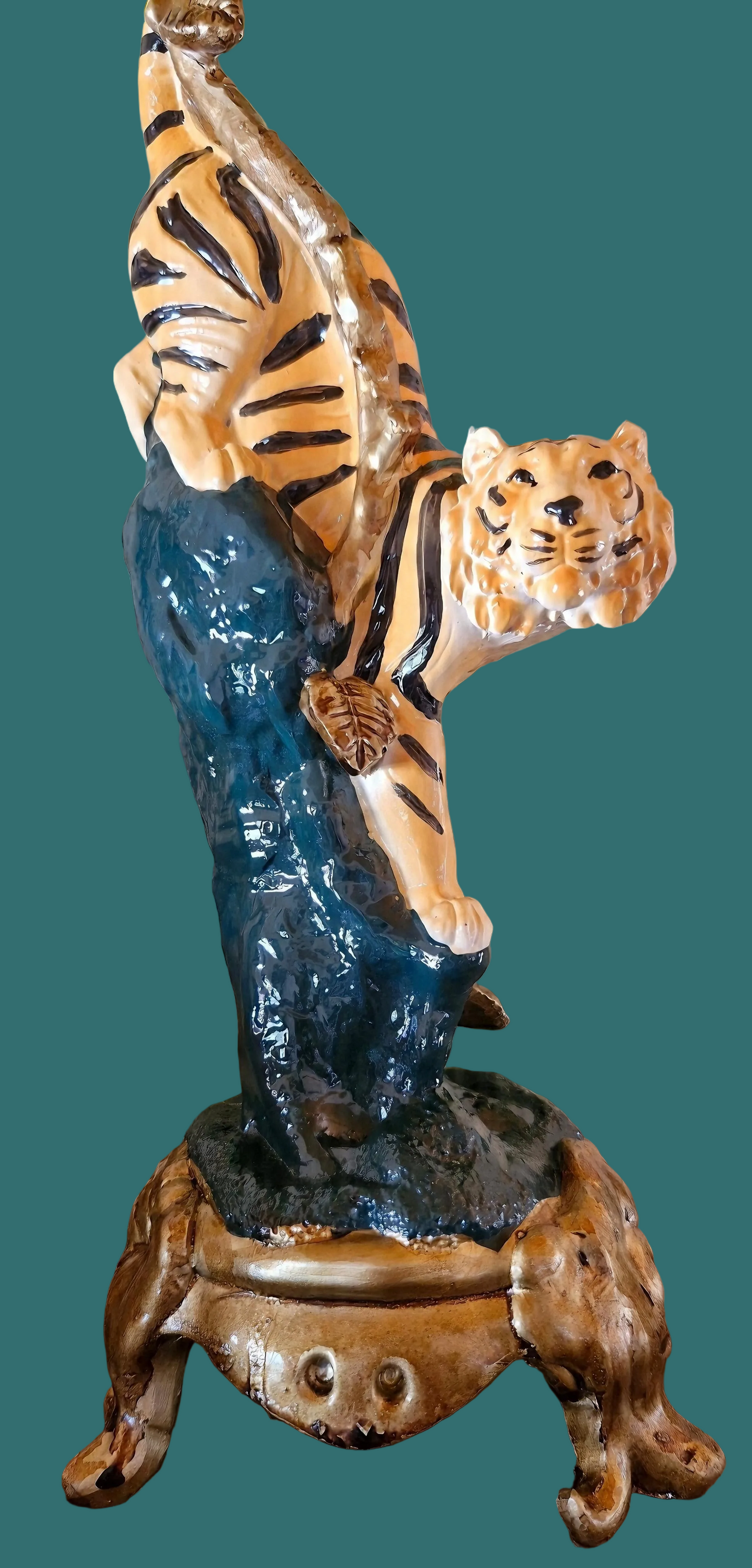 Tiger Candle Holder