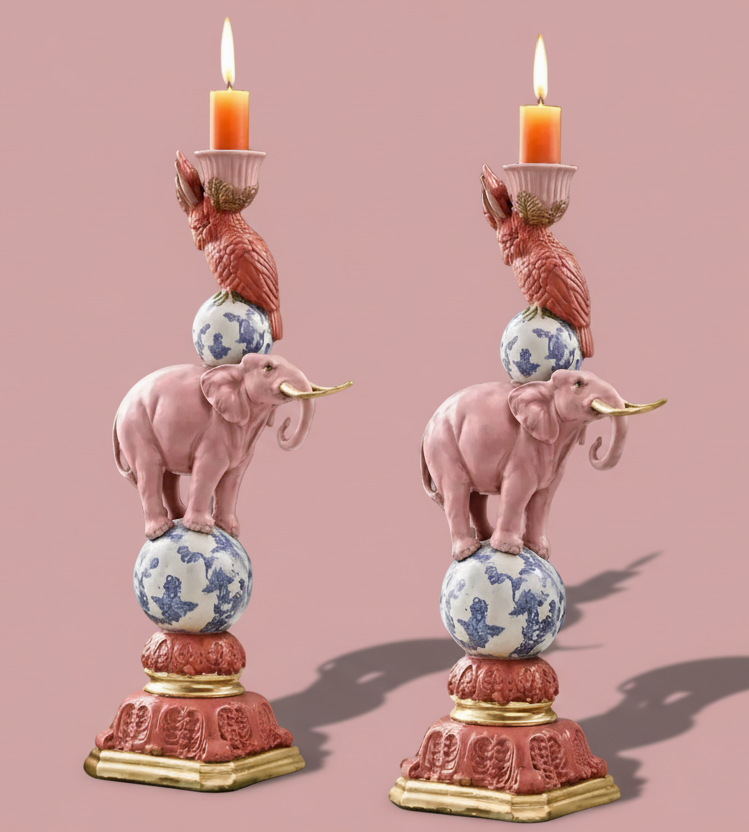 Set Elephant & Parrot