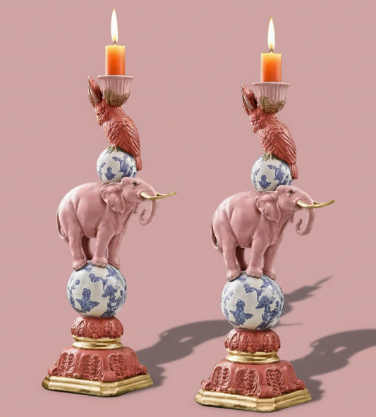 Set Elephant & Parrot